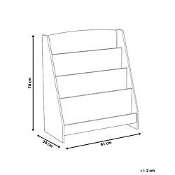 Avis Beliani Bibliothèque Liloet Bois Clair