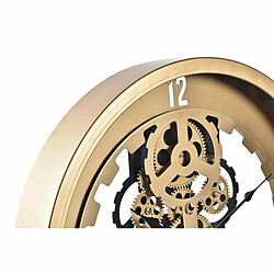 Horloge Murale DKD Home Decor Verre Argenté Doré Fer 50 x 8 x 50 cm (2 Unités)