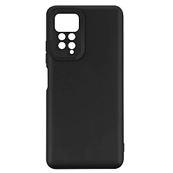 Avizar Coque Xiaomi Redmi Note 11 Pro Plus 5G Résistante Silicone Gel Souple Noir