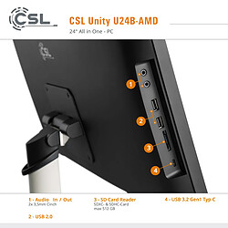 CSL-Computer Unity U24B-AMD pas cher