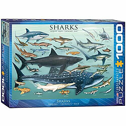 Eurographics Sharks Puzzle 1000 piAces, Bleu