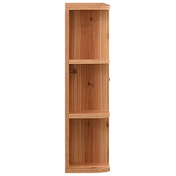 Maison Chic Armoire à miroir de salle de bain,Meuble de rangement,Meuble bas de bain Chêne 66x17x63 cm MDF -GKD563076 pas cher