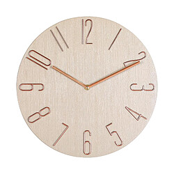 Horloge Murale Quartz Montre Moderne Chambre 14 '' Balançoire Bureau Décoration Bois