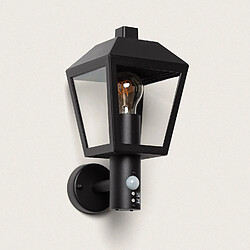 Ledkia Lampe Murale Extérieure Aluminium avec Détecteur de Mouvement Mukom Noir