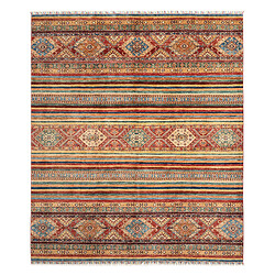 Vidal Tapis de laine 295x247 rouge Torkman