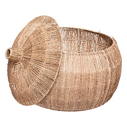 Acheter Atmosphera, Createur D'Interieur Panier Balaya rond en jute x 2 Beige - ATMOSPHERA