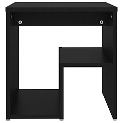 Acheter Maison Chic Lot de 2 Tables de chevet - Tables de Nuit Noir 40x30x40 cm Aggloméré