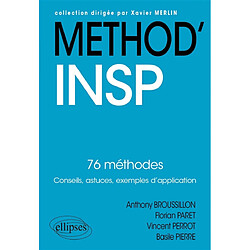 Méthod' INSP : 76 méthodes : conseils, astuces, exemples d'application