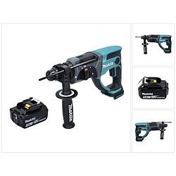 Makita DHR 202 18 V Li-ion Perforateur Burineur sans fil + 1x Batterie BL1850 5,0 Ah - sans Chargeur