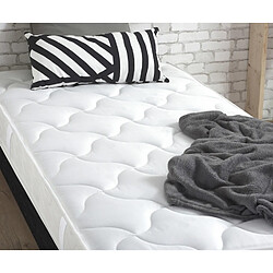 Idliterie Ensemble Matelas 100% latex 3 zones ESSENTIEL + Sommier - Fabriqué en France pas cher