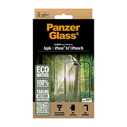 Avis PanzerGlass Panzer Glass Protection d'Écran pour iPhone 16 UWF Matrix Oléophobe et Anti-rayures Transparent