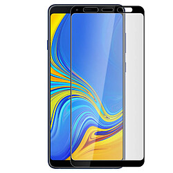 Avizar Film Samsung Galaxy A9 2018 Protection Ecran Verre Trempé 9H Contour noir