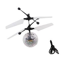 rc volant ballon drone conduit lumière clignotante infrarouge jouets boule de cristal