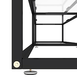 Acheter vidaXL Meuble TV transparent 220x40x40,5 cm verre trempé