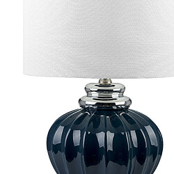 Acheter Beliani Lampe à poser NERIS Céramique Bleu foncé