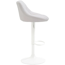 Acheter Non Tabouret de bar Lazio simili cuir blanc