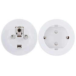 Wewoo Prise Connectée blanc JH-G01E 10A 2.4 GHz WiFi Contrôle Smart Home Power Socket Fonctionne avec Alexa et Google Home, AC 100-240 V, UE Plug pas cher