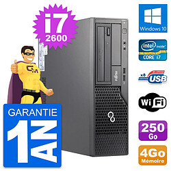 PC Fujitsu Esprimo E500 DT Intel i7-2600 RAM 4Go Disque 250Go Windows 10 Wifi - Occasion