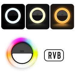 Acheter Pack vlogging Ring Light Couleurs réglables et Support pliable Casr Streamer Go