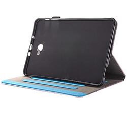 Wewoo Housse Étui pour Samsung Galaxy Tab A 10.1 2016 / T580 belle bande dessinée vague hibou motif horizontal en cuir flip avec support et Slots de cartes Pen Slot pas cher