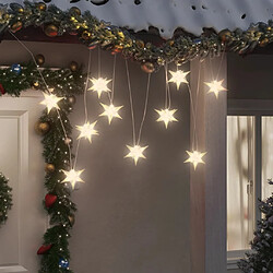 vidaXL Lumière de Noël 10 LED blanc 10 cm