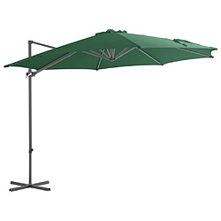 Maison Chic Parasol Jardin | Parasol avec base portable Vert - GKD96025