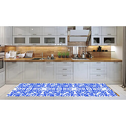 Alter Chemin de cuisine, 100% Made in Italy, Tapis antitache avec impression numérique, Tapis antidérapant et lavable, Modèle Esperia, 120x52 cm