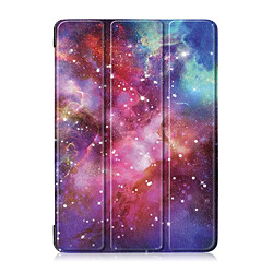 Etui en PU impression de motifs à trois volets nuit étoilée pour votre Lenovo Tab M10 TB-X605F/TB-X505