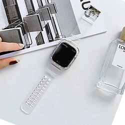 Avis Avizar Bracelet pour Apple Watch 49mm Silicone Bumper Ajustable transparent