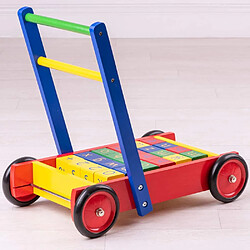 Avis Bigjigs Toys Jeu en bois - Babywalker avec blocs ABC