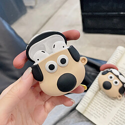 GUPBOO Airpods Coque Housse Étui Protecteur Compatible pour AirPods 3-Silicone pilote et Gromit