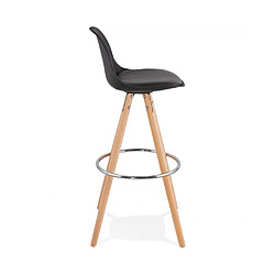 Avis Kokoon Design Tabouret de bar design ANAU BLACK 42x43x95 cm