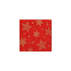 PAPSTAR Serviette à motif de Noël 'Christmas Shine', rouge ()