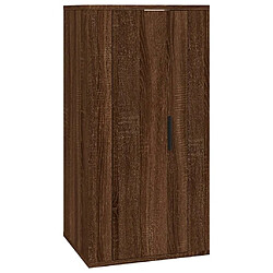 Maison Chic Ensemble de meubles TV 4 pcs pour salon - Chêne marron Bois d'ingénierie -MN54209 pas cher