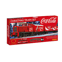 Train de Noël Coca Cola pour base de village de Noël - My Village pas cher