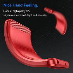 Acheter Htdmobiles Coque pour Xiaomi 12 Lite 5G - housse etui silicone gel carbone + film ecran - ROUGE