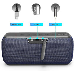 Acheter Universal Haut-bluetooth en haut-parleur portable sans fil 60w haut-parleur extérieur étanche tws subwoofer bluetooth en haut-parleur (bleu)