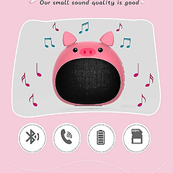 Universal True Stéréo sans fil Mini Bluetooth Animal sans fil pour enfants pour enfants (rose)