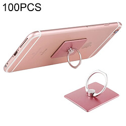 Wewoo 100 PCS Universal Support de téléphone portable Bague Stand pour iPad, iPhone, Galaxy, Huawei, Xiaomi, LG, HTC & autres téléphones intelligents Rose Doré