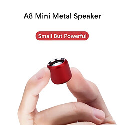 Universal Mini haut-parleur Bluetooth rouge, subwoofer portable, boîte à musique, haut-parleur TWS