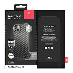 Black Rock Coque de protection "Carbon Protection" pour Apple iPhone 13, noire