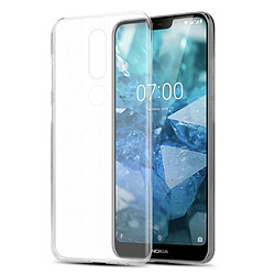 Cadorabo Coque Nokia 7,1 Etui en Transparent