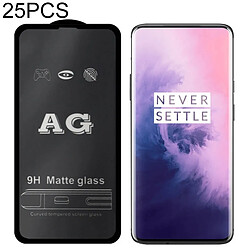 Wewoo Film de verre trempé 25 PCS AGverre à couverture intégrale givrée mat pour OnePlus 7