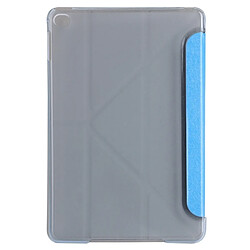 Avis Wewoo Smart Cover bleu pour iPad mini 4 Transformers Style soie Texture horizontale Flip solide couleur étui en cuir avec support