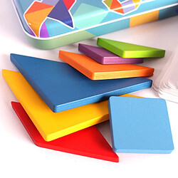 Universal 3D Motifs en bois Animaux Puzzles Puzzles Tangram Jouets Enfants Montessori Petite Éducation Classification Jeux Jouets Cadeaux pour Enfants |