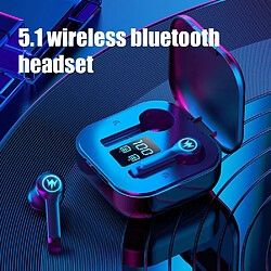 Avis Universal Écouteurs Bluetooth Écouteurs sans fil 5.0 Écran LED Bouton Contrôle Bouchon d'oreille Étanche Bruit Annuler Écouteur