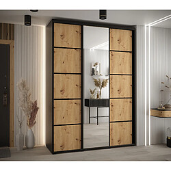 Abiks Meble Armoire DAVOS 5 À Portes Coulissantes 235,2/180/45 3 Portes