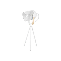 Lampe Spot Trépied En Métal Blanche - Ostaria