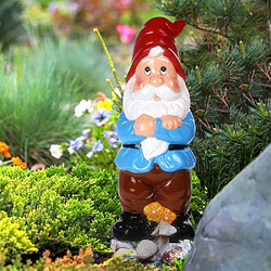 Avis Figurine nain de jardin coloré 20 cm - bonnet rouge