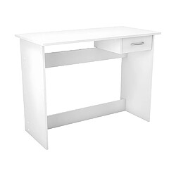 Mes Bureau 1 tiroir 100,6x50,1x76,5 cm blanc mac